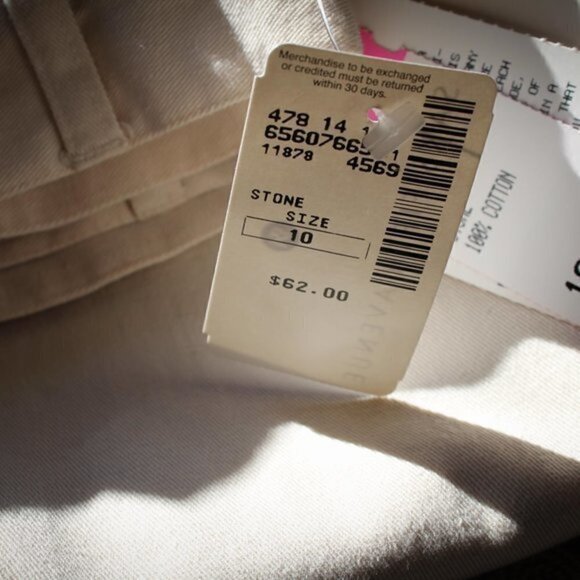 NWT Saks skirt tan in color size 10 column dressing - Picture 3 of 7